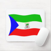 Vlag van Equatoriaal-Guinea Muismat (Met muis)