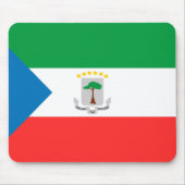vlag van Equatoriaal-Guinea Muismat (Voorkant)