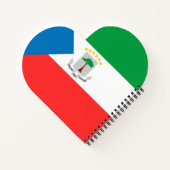 vlag van Equatoriaal-Guinea Notitieboek (Achterkant)