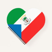 vlag van Equatoriaal-Guinea Notitieboek (Voorkant)