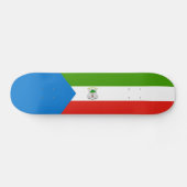 Vlag van Equatoriaal-Guinea Persoonlijk Skateboard (Horizontaal)