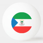 vlag van Equatoriaal-Guinea Pingpongbal (Achterkant)