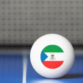 vlag van Equatoriaal-Guinea Pingpongbal (Net)