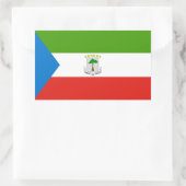 Vlag van Equatoriaal-Guinea Rechthoekige Sticker (Tas)