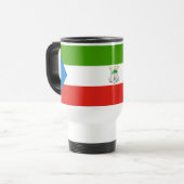 Vlag van Equatoriaal-Guinea Reisbeker (Voorkant links)