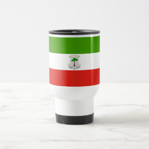 Vlag van Equatoriaal-Guinea Reisbeker