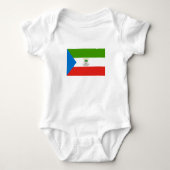 Vlag van Equatoriaal-Guinea Romper (Voorkant)