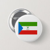 Vlag van Equatoriaal-Guinea Ronde Button 5,7 Cm (Voorkant /achterkant)