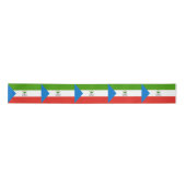 Vlag van Equatoriaal-Guinea Satijnen Lint (Voorkant)