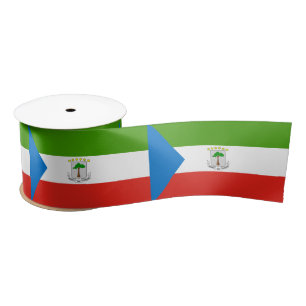 Vlag van Equatoriaal-Guinea Satijnen Lint