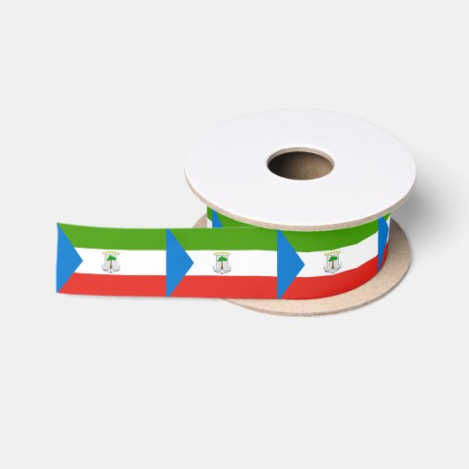 Vlag van Equatoriaal-Guinea Satijnen Lint (Spoel)