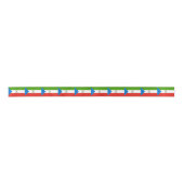 Vlag van Equatoriaal-Guinea Satijnen Lint (Voorkant)