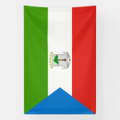 Vlag van Equatoriaal-Guinea Spandoek (Verticaal)