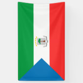 vlag van Equatoriaal-Guinea Spandoek (Verticaal)