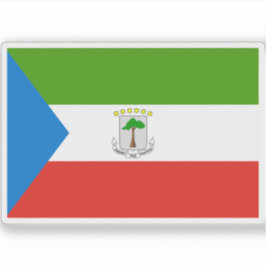 Vlag van Equatoriaal-Guinea Sticker