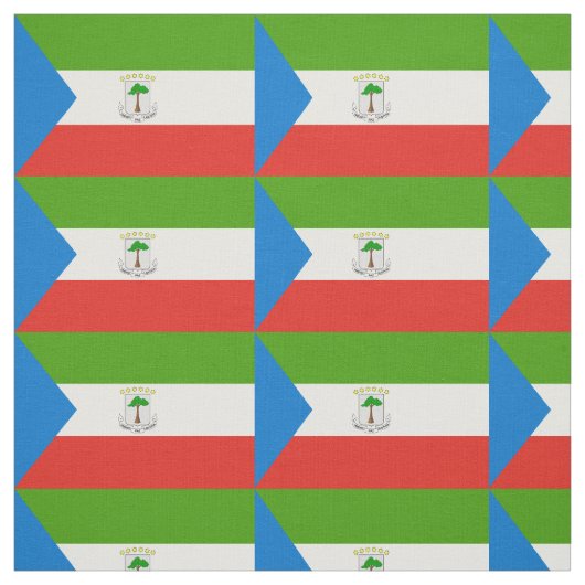Vlag van Equatoriaal-Guinea Stof (Swatch)
