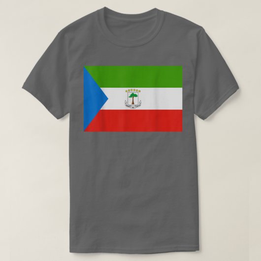 Vlag van Equatoriaal-Guinea T-shirt (Design voorkant)