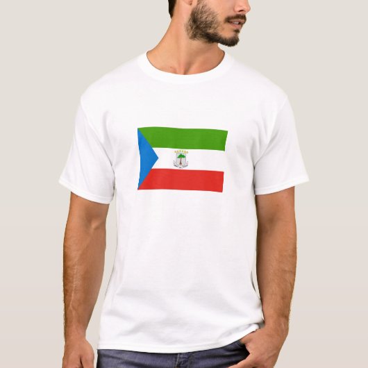 Vlag van Equatoriaal-Guinea T-shirt (Voorkant)
