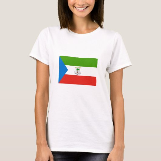 Vlag van Equatoriaal-Guinea T-shirt (Voorkant)