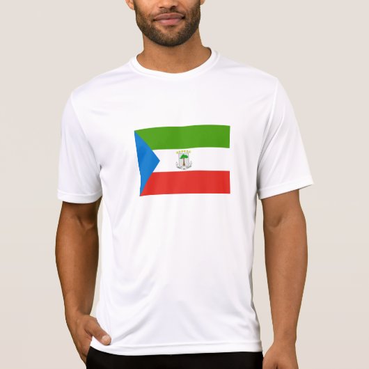 Vlag van Equatoriaal-Guinea T-shirt (Voorkant)