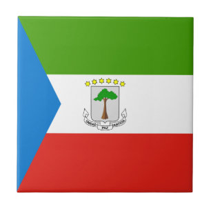 Vlag van Equatoriaal-Guinea Tegeltje