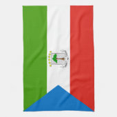 Vlag van Equatoriaal-Guinea Theedoek (Verticaal)