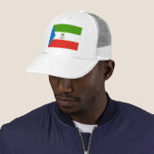 Vlag van Equatoriaal-Guinea Trucker Pet (In situ)