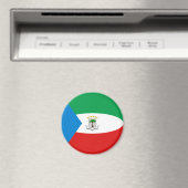 Vlag van Equatoriaal-Guinea Visoog Magnet (Insitu (Vaatwasser))