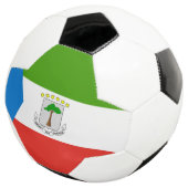Vlag van Equatoriaal-Guinea Voetbal (Drie kwart)