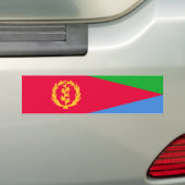 Vlag van Eritrea Bumpersticker (Op auto)