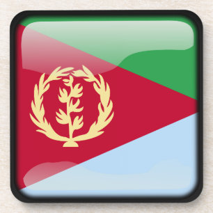 Vlag van Eritrea Drankjes Onderzetter