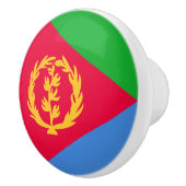 Vlag van Eritrea Keramische Knop (Rechts)