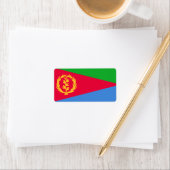 Vlag van Eritrea Labels (Insitu)