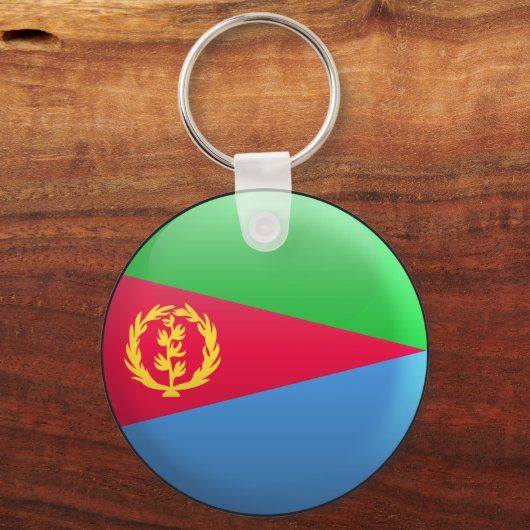 Vlag van Eritrea Sleutelhanger (Voorkant)