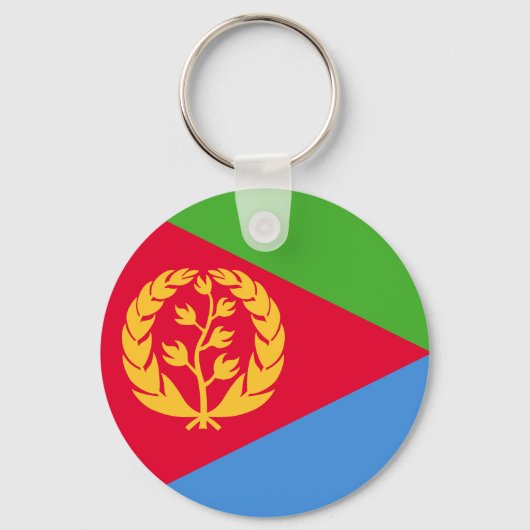 Vlag van Eritrea Sleutelhanger (Voorkant)