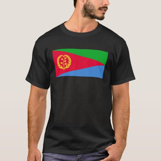 Vlag van Eritrea T-shirt (Voorkant)