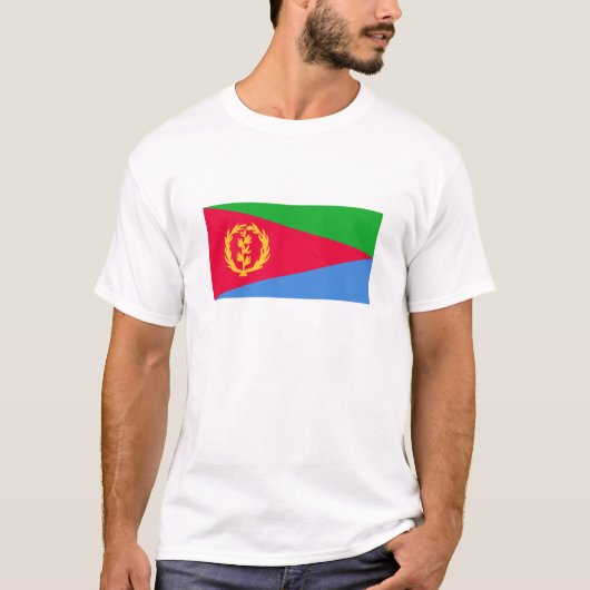 Vlag van Eritrea T-shirt (Voorkant)