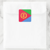 Vlag van Eritrea Vierkante Sticker (Tas)