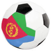 Vlag van Eritrea Voetbal (Drie kwart)