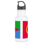 Vlag van Eritrea Waterfles (Achterkant)