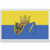 Vlag van Essen, Duitsland Sticker (Voorkant)