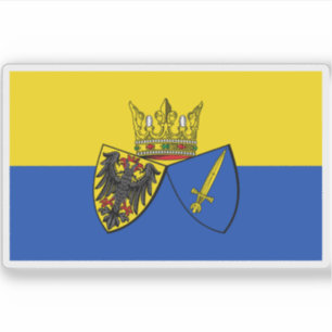 Vlag van Essen, Duitsland Sticker
