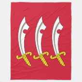Vlag van Essex (Engelse provincie) Fleece Deken (Voorkant)