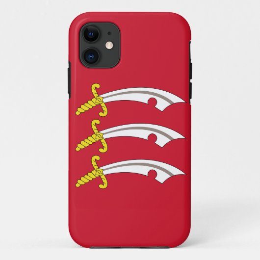 Vlag van Essex Hoesje-Mate iPhone Case (Achterkant)