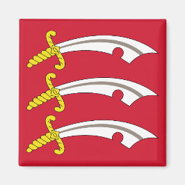 Vlag van Essex (VK) Magneet