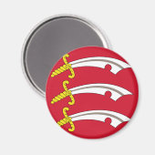 Vlag van Essex (VK) Magneet (Voorkant / Achterkant)