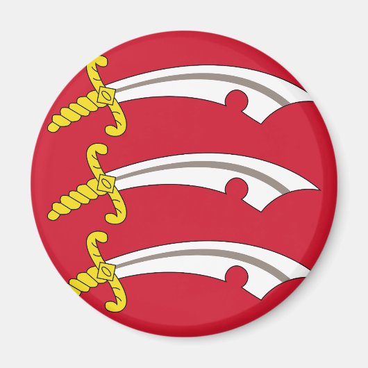 Vlag van Essex (VK) Magneet (Voorkant)