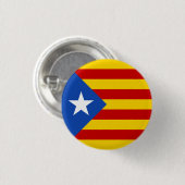Vlag van Estelada Ronde Button 3,2 Cm (Voorkant /achterkant)