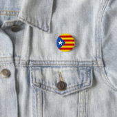 Vlag van Estelada Ronde Button 3,2 Cm (In situ)