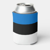 Vlag van Estland Blikjeskoeler (Blikje Achterkant)